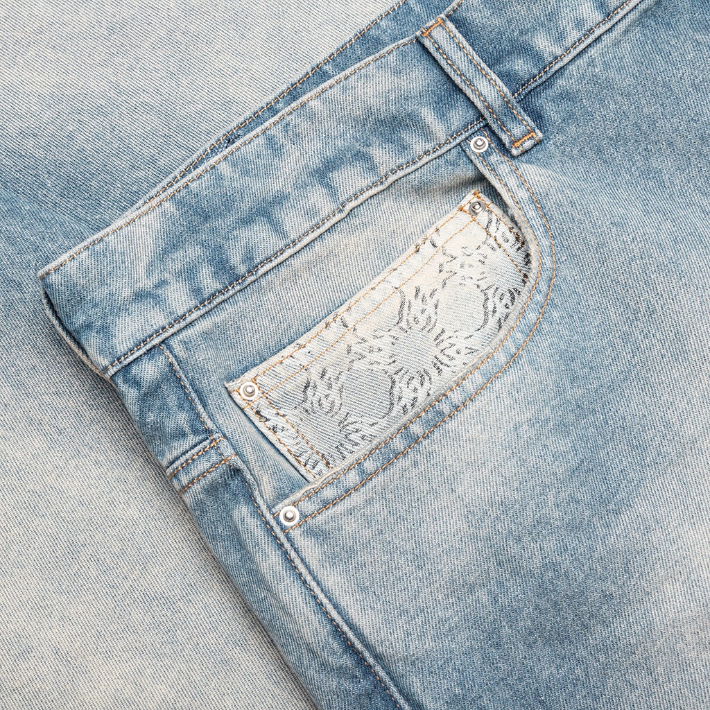 MA QUAD CUFF STRAIGHT JEAN - ANTIQUE INDIGO - 3