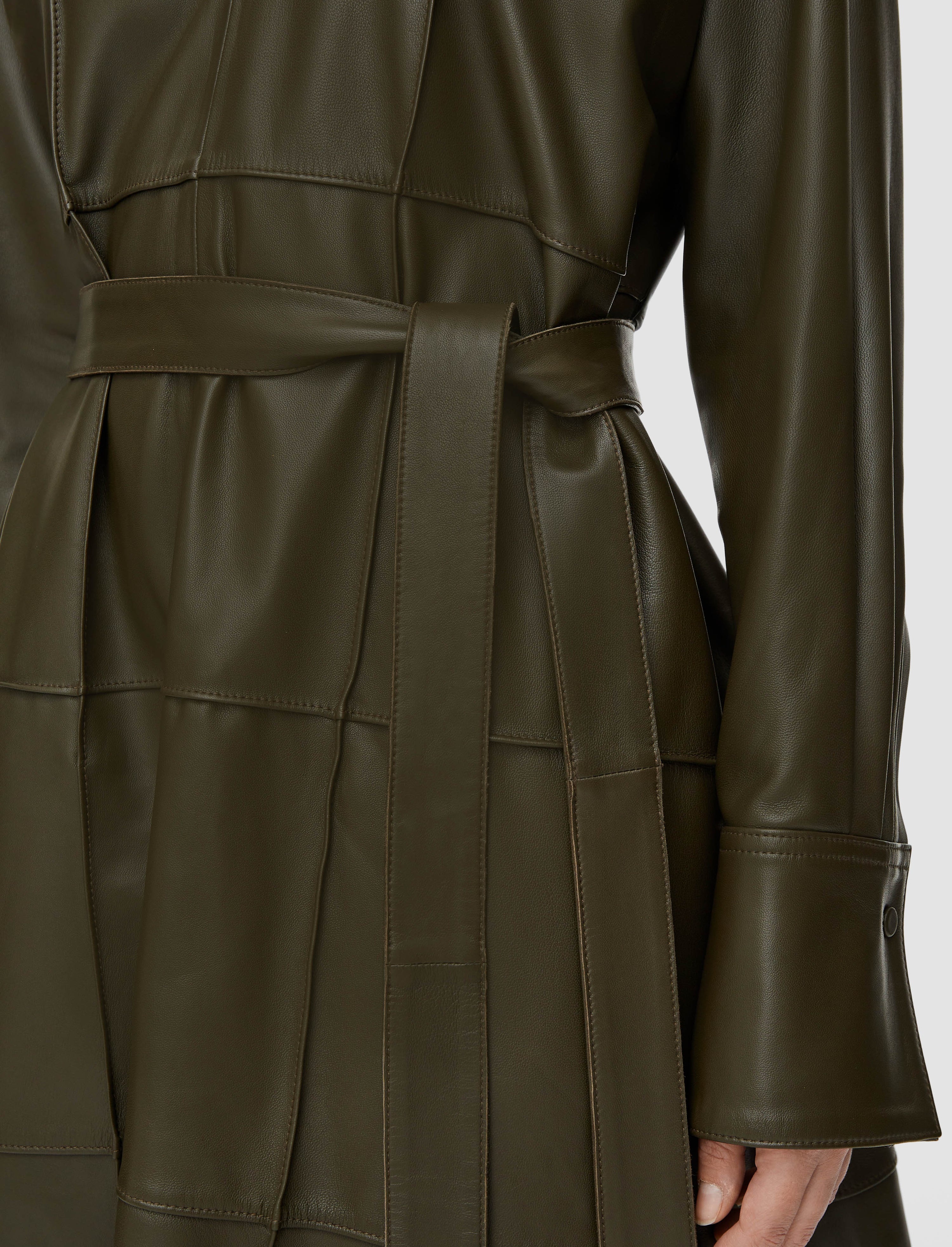 Grid Nappa Leather Matisse Dress - 5