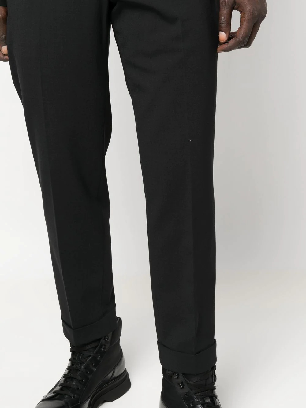 slim-fit tailored trousers - 5