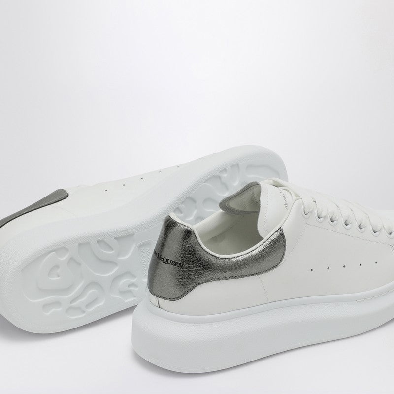 Alexander Mcqueen White And Silver Oversized Sneakers Women - 5