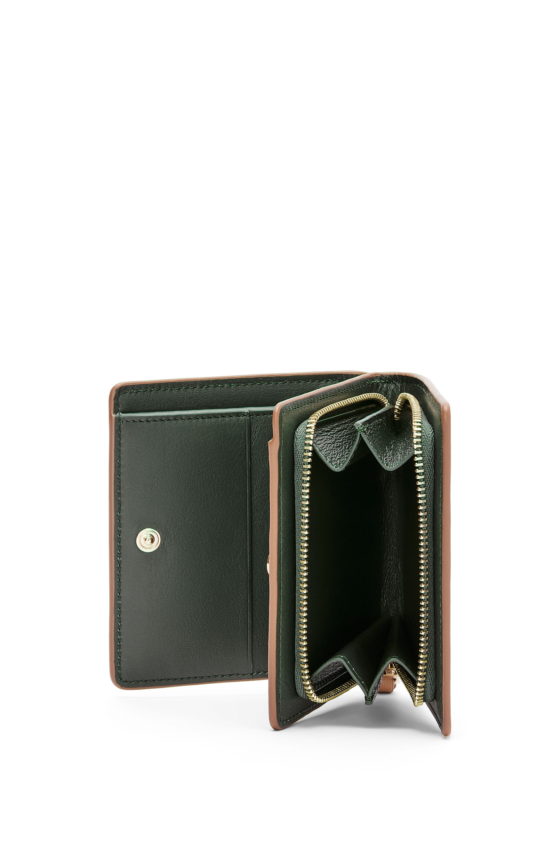 Frog compact zip wallet in classic calf - 3