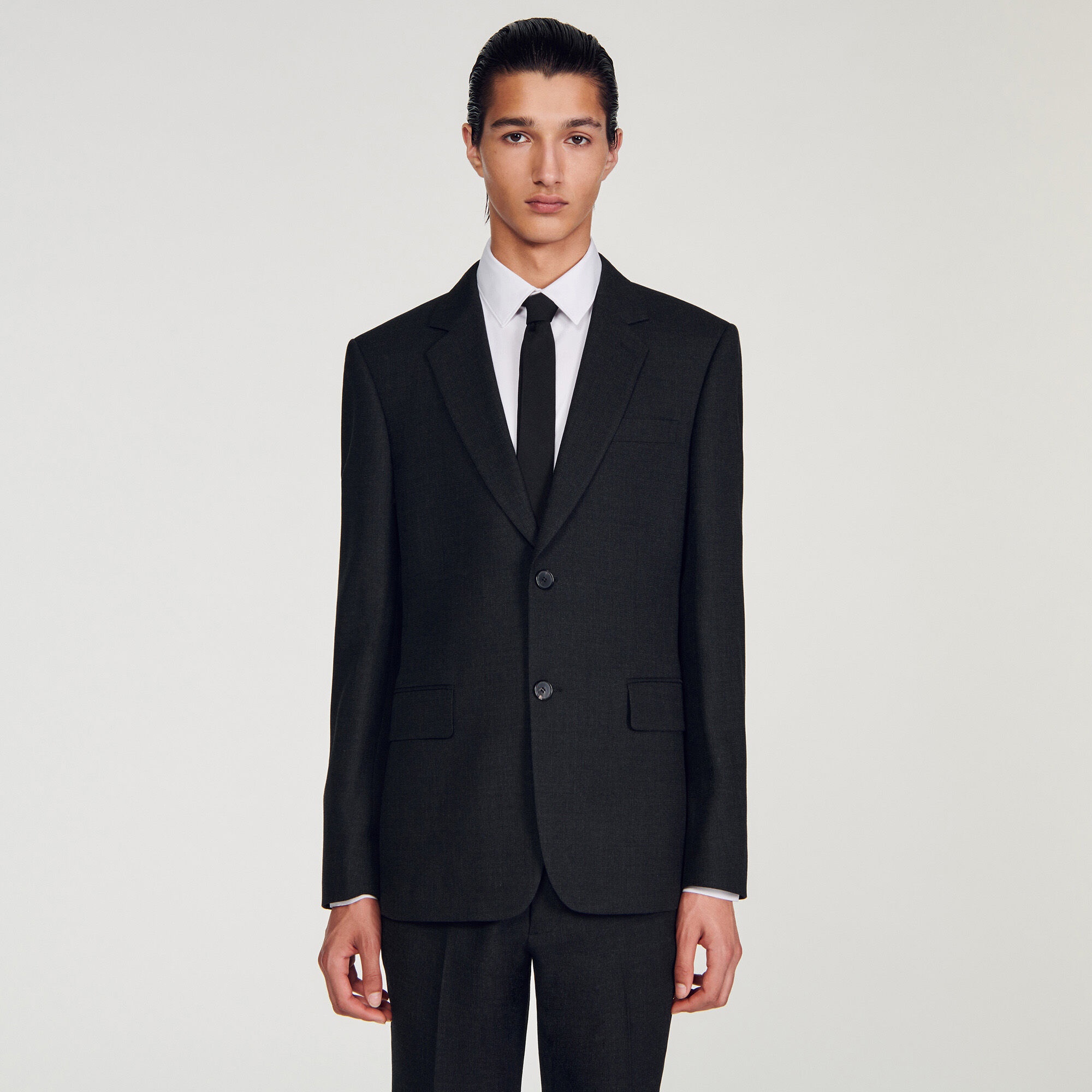 WOOL SUIT JACKET - 5