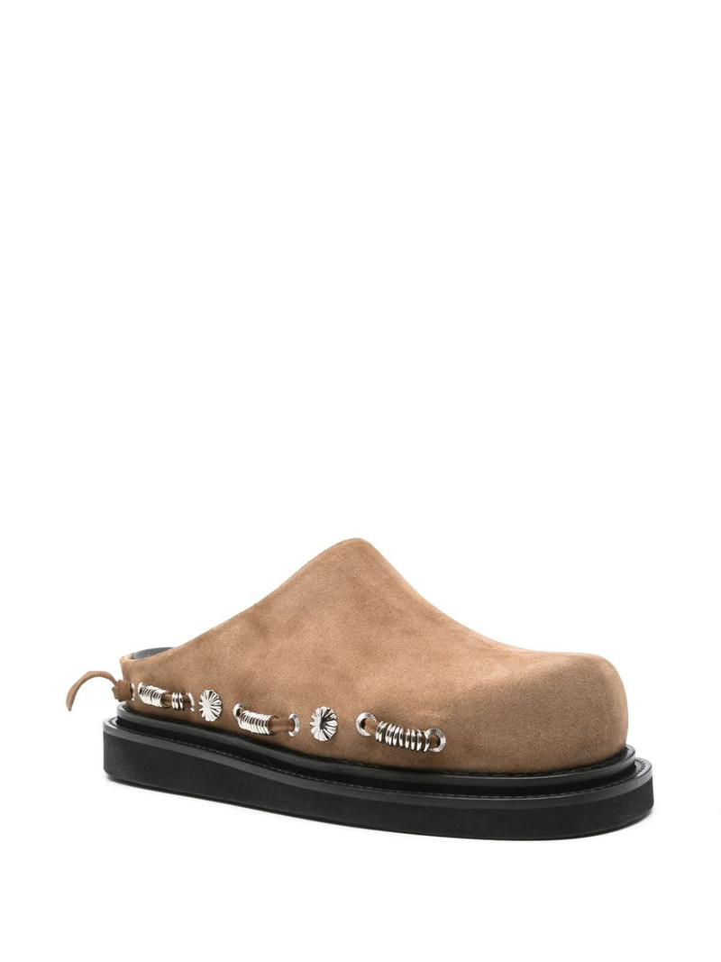 TOGA VIRILIS suede slippers outlook
