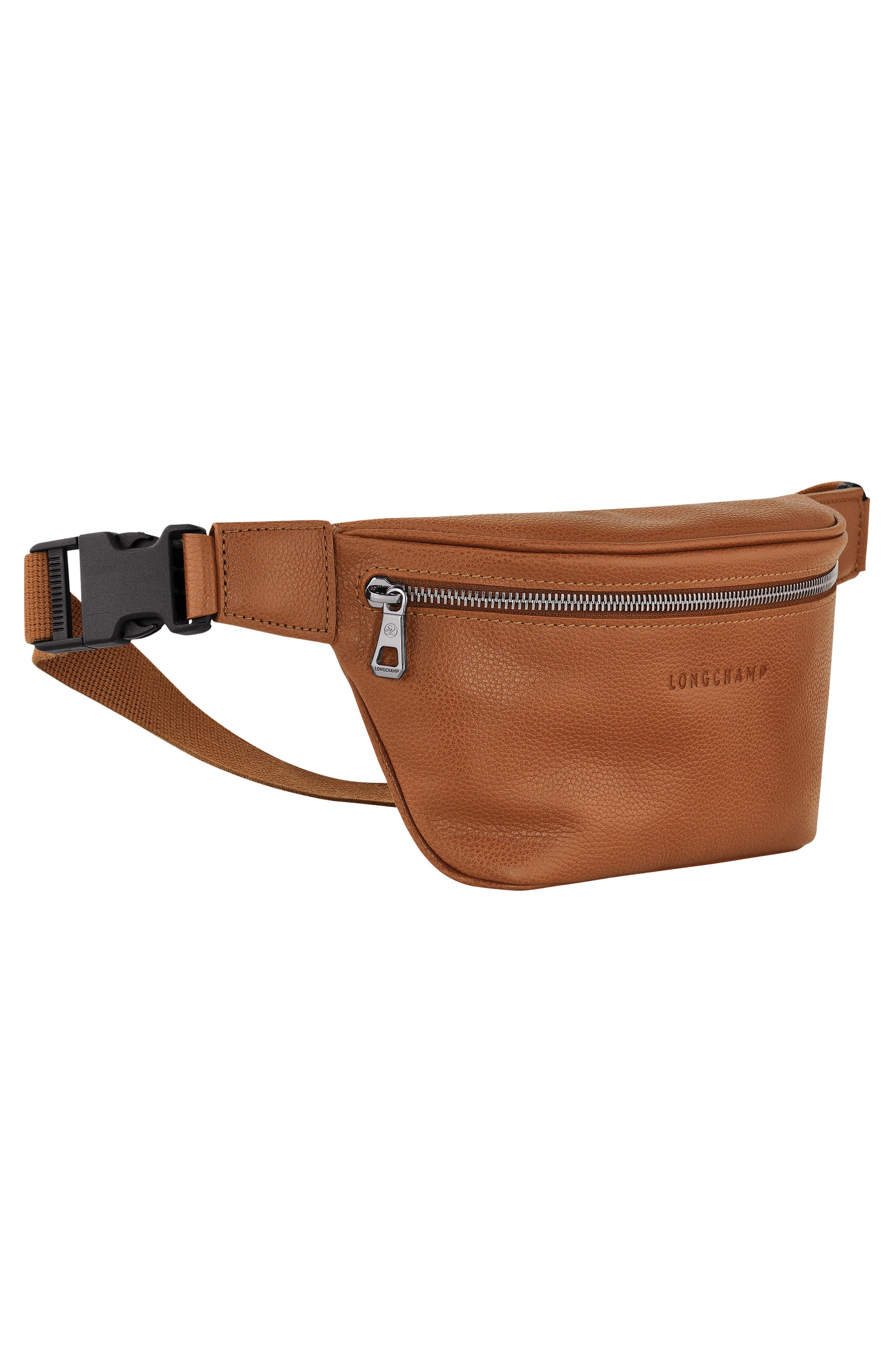 Longchamp Le Foulonné Leather Belt Bag in Caramel at Nordstrom - 3