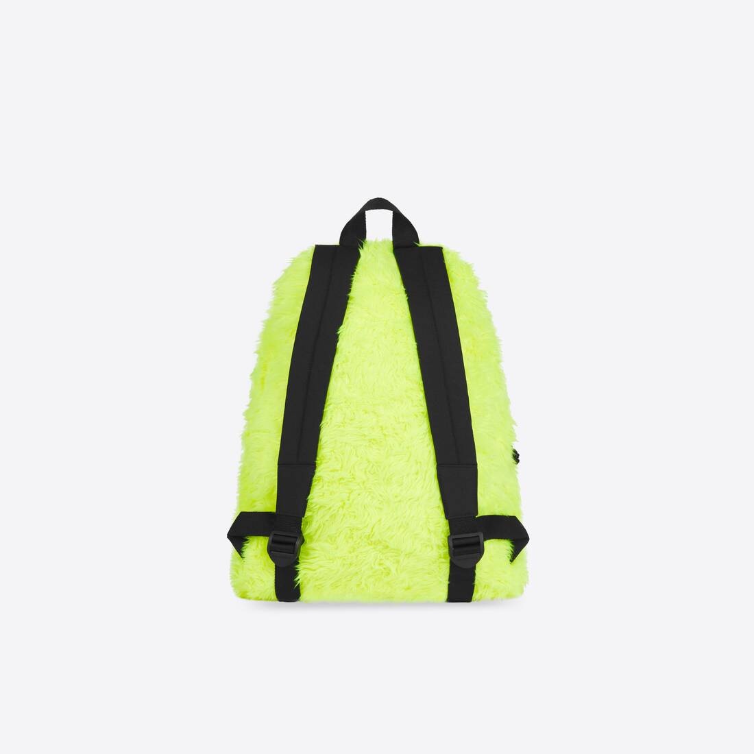 Women's Fluffy Xxl Backpack in Fluo Yellow - 2