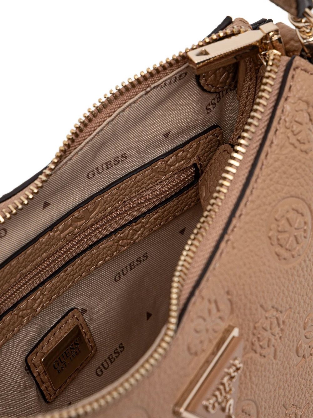 monogram-debossed shoulder bag - 5