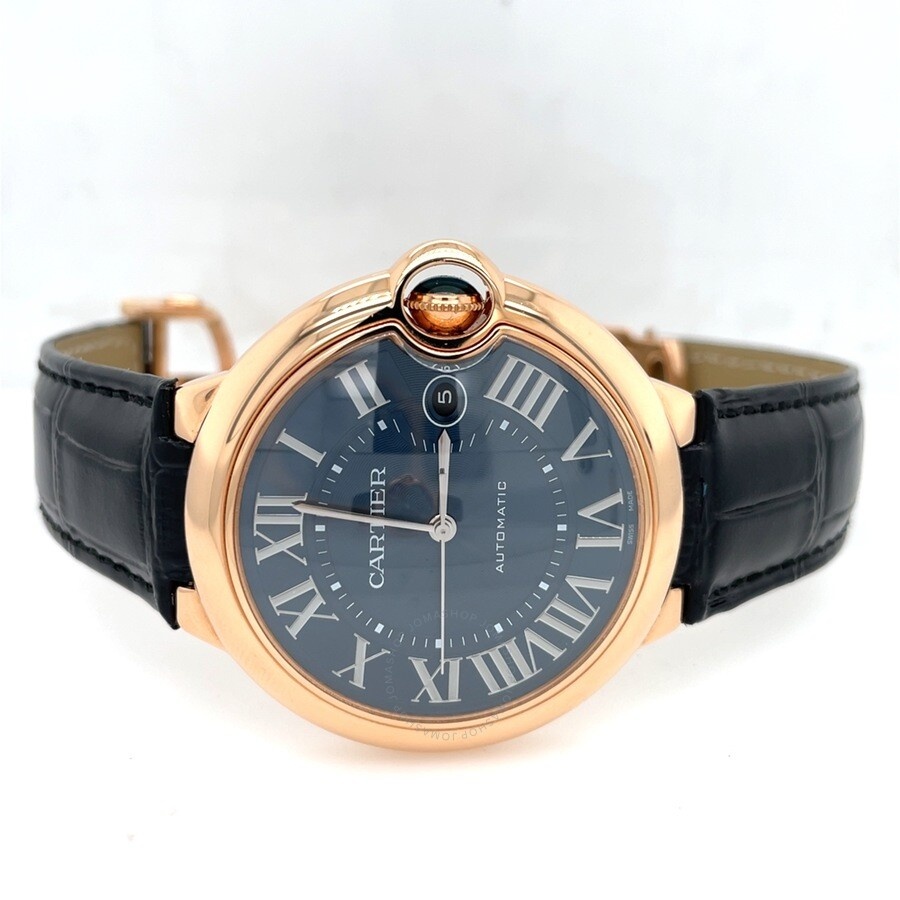 Pre-owned Cartier Ballon Bleu de Cartier Blue Dial Men's Watch WGBB0036 - 5
