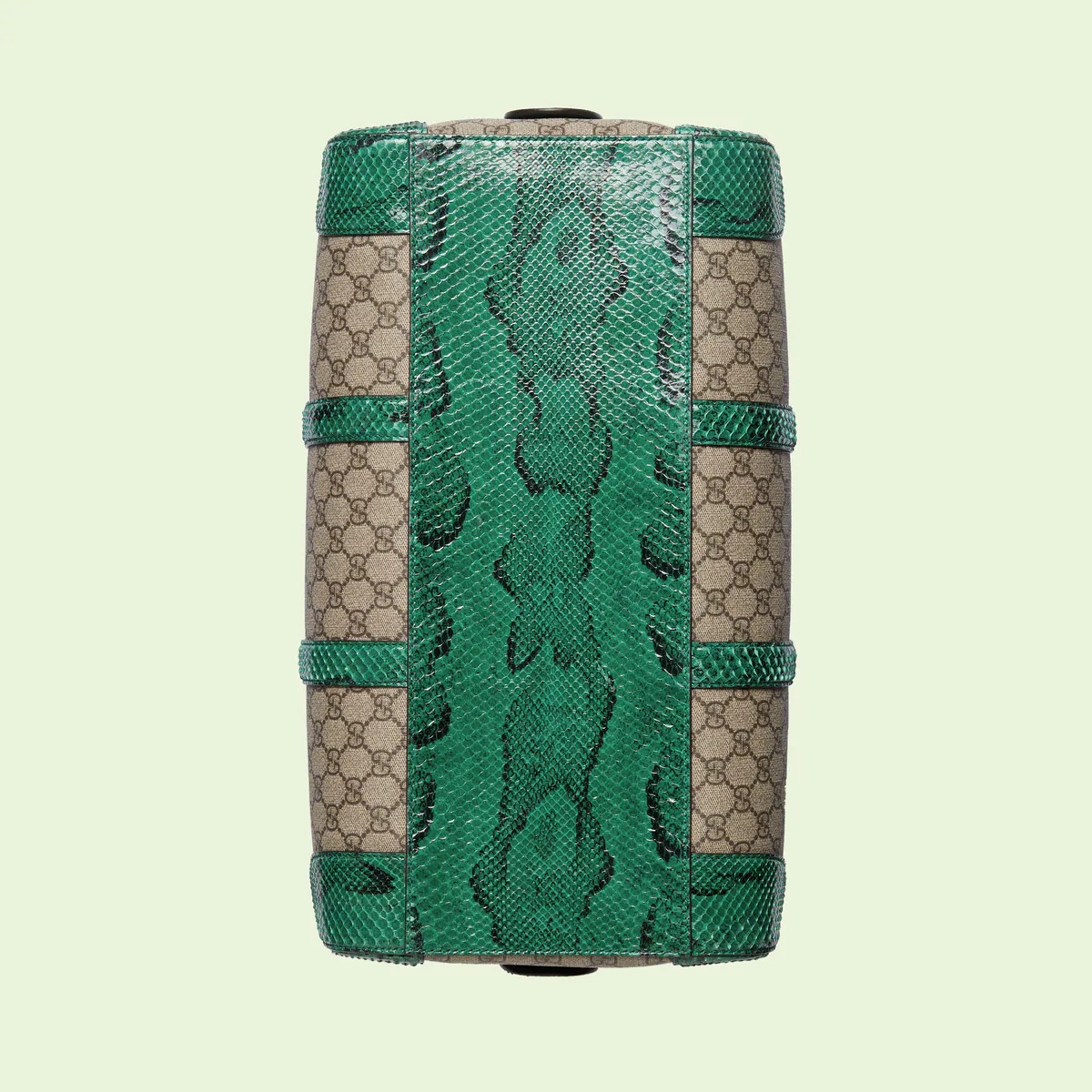 Python trim duffle bag with Double G - 8