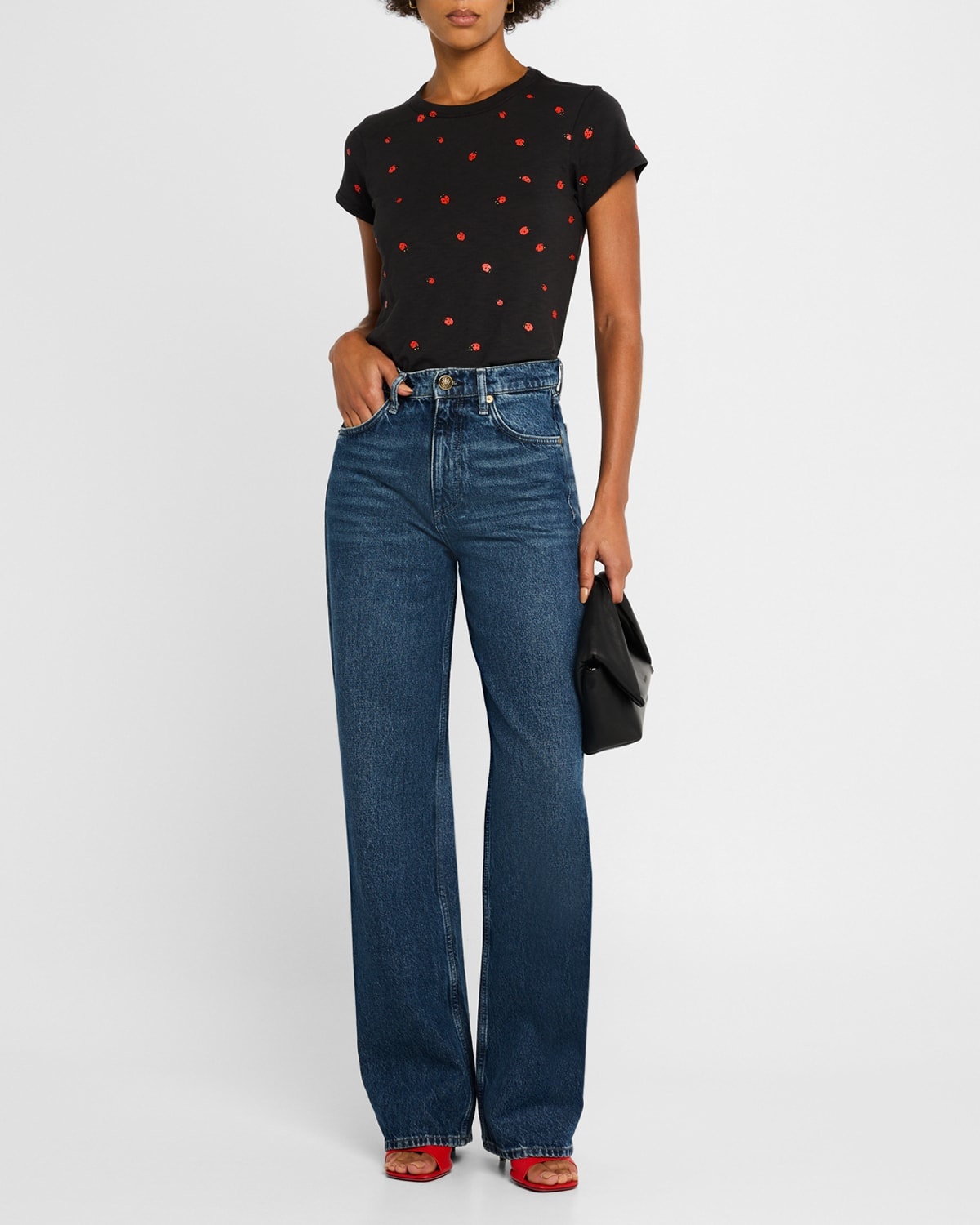 Shea High-Rise Relaxed Straight Jeans - 3