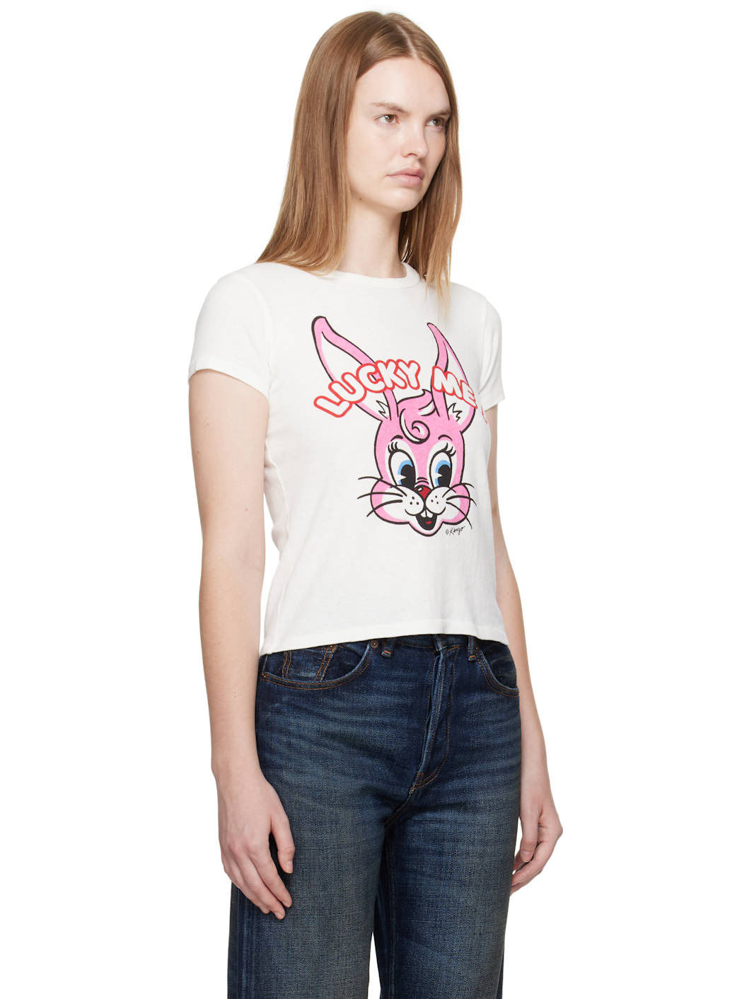 Off-White Kenzo Paris 'Lucky Me' Cartoon T-shirt - 2