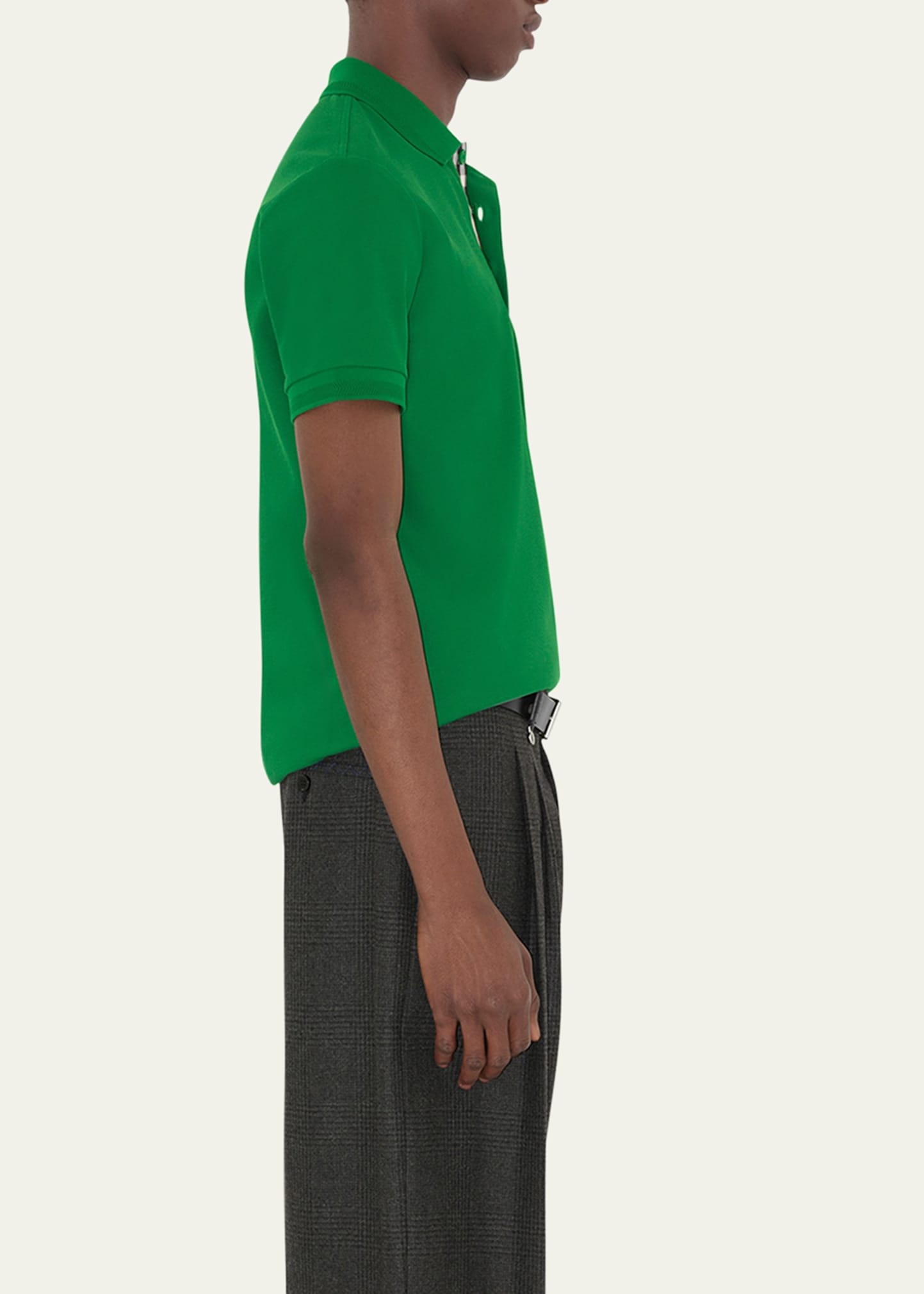 Men's Eddie Check-Placket Polo Shirt - 4