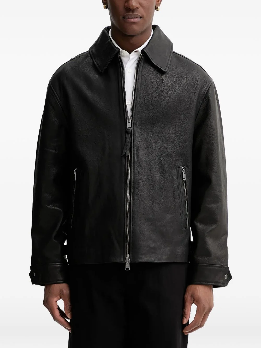 Garrison collared zip jacket - 1