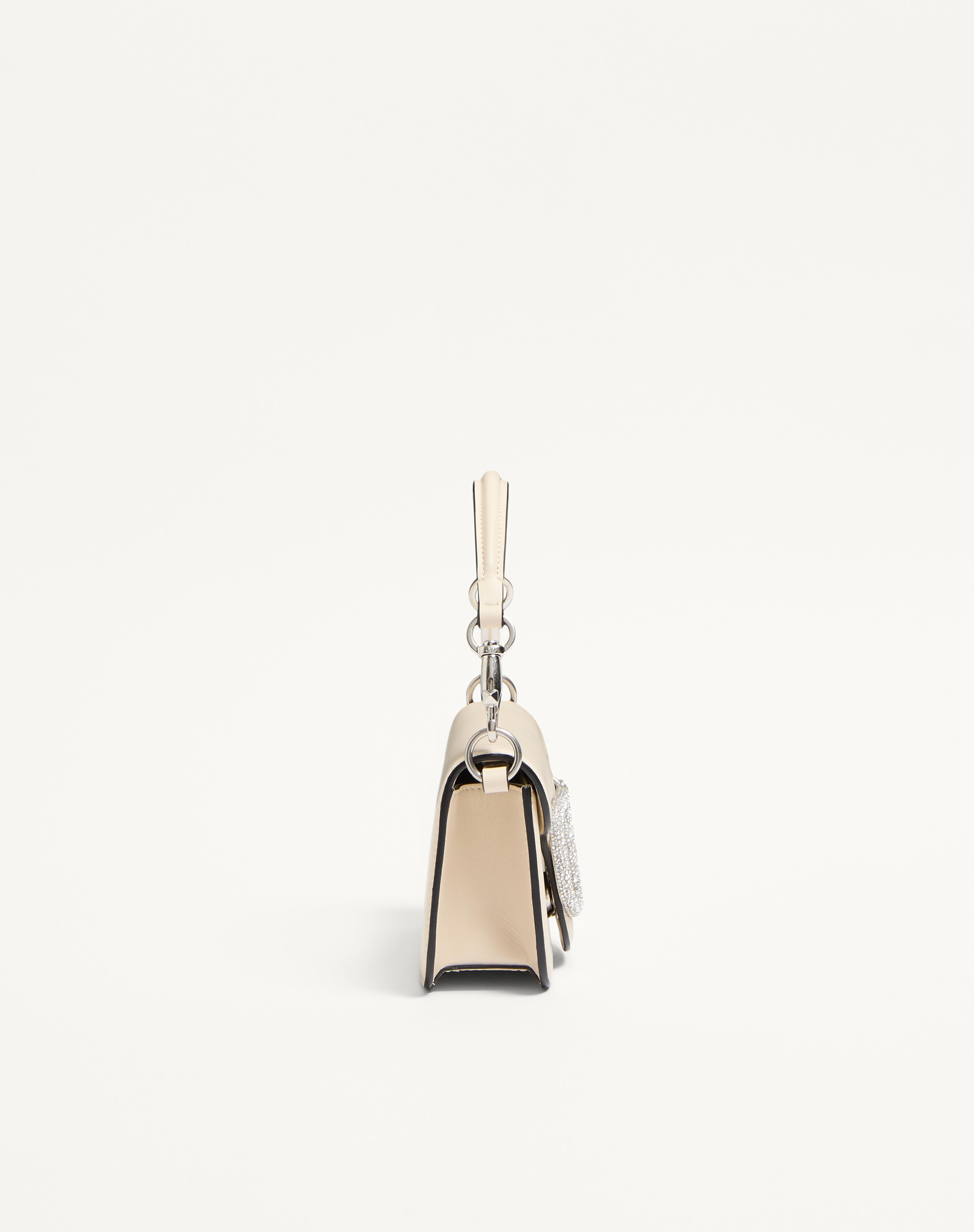 VALENTINO GARAVANI LOCÒ SMALL SHOULDER BAG WITH JEWEL LOGO - 3