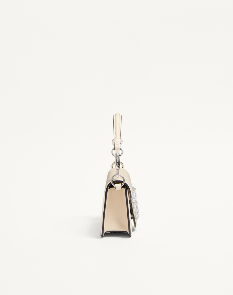 VALENTINO GARAVANI LOCÒ SMALL SHOULDER BAG WITH JEWEL LOGO 4