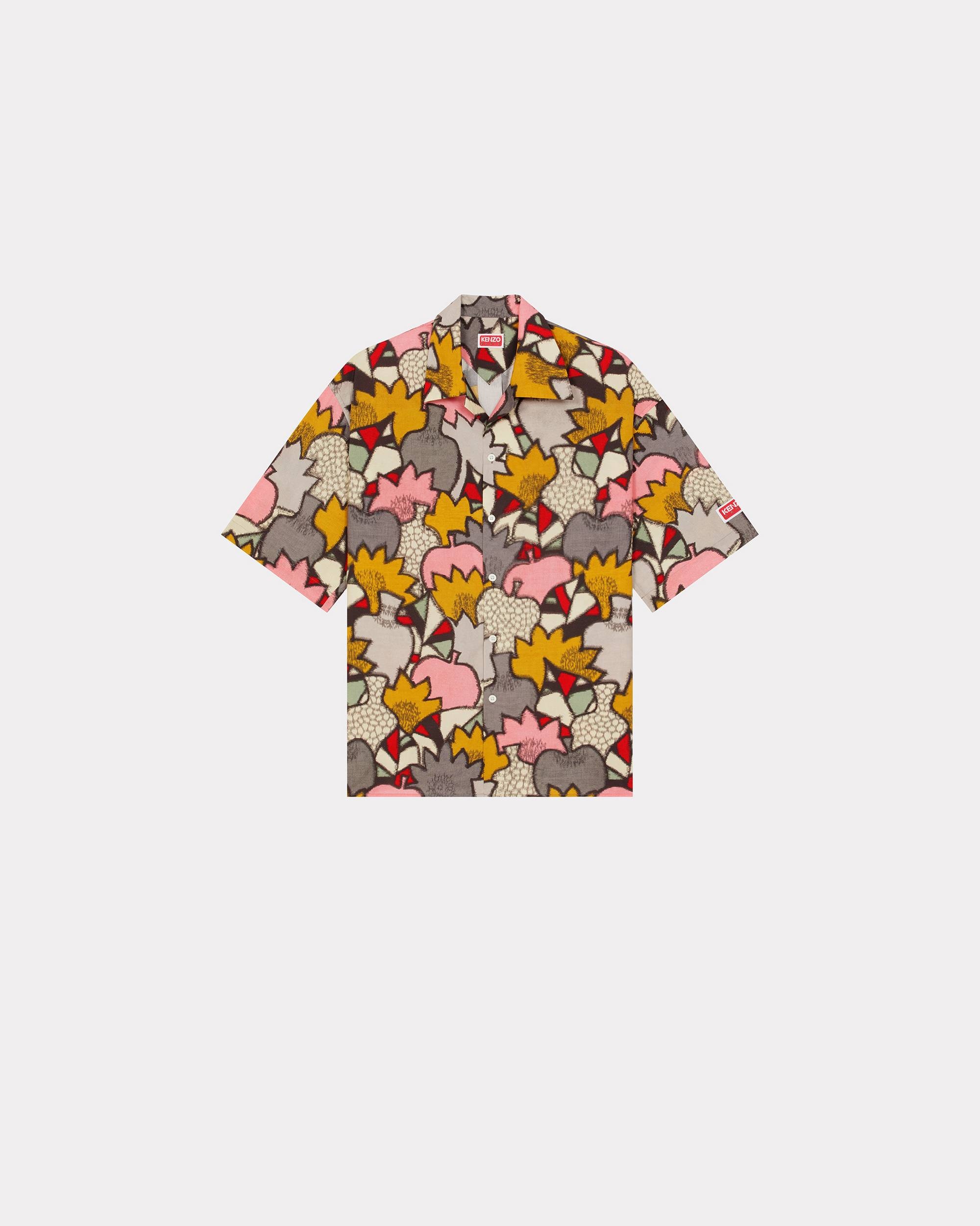 'KENZO Kimono Camo' Hawaiian shirt - 1