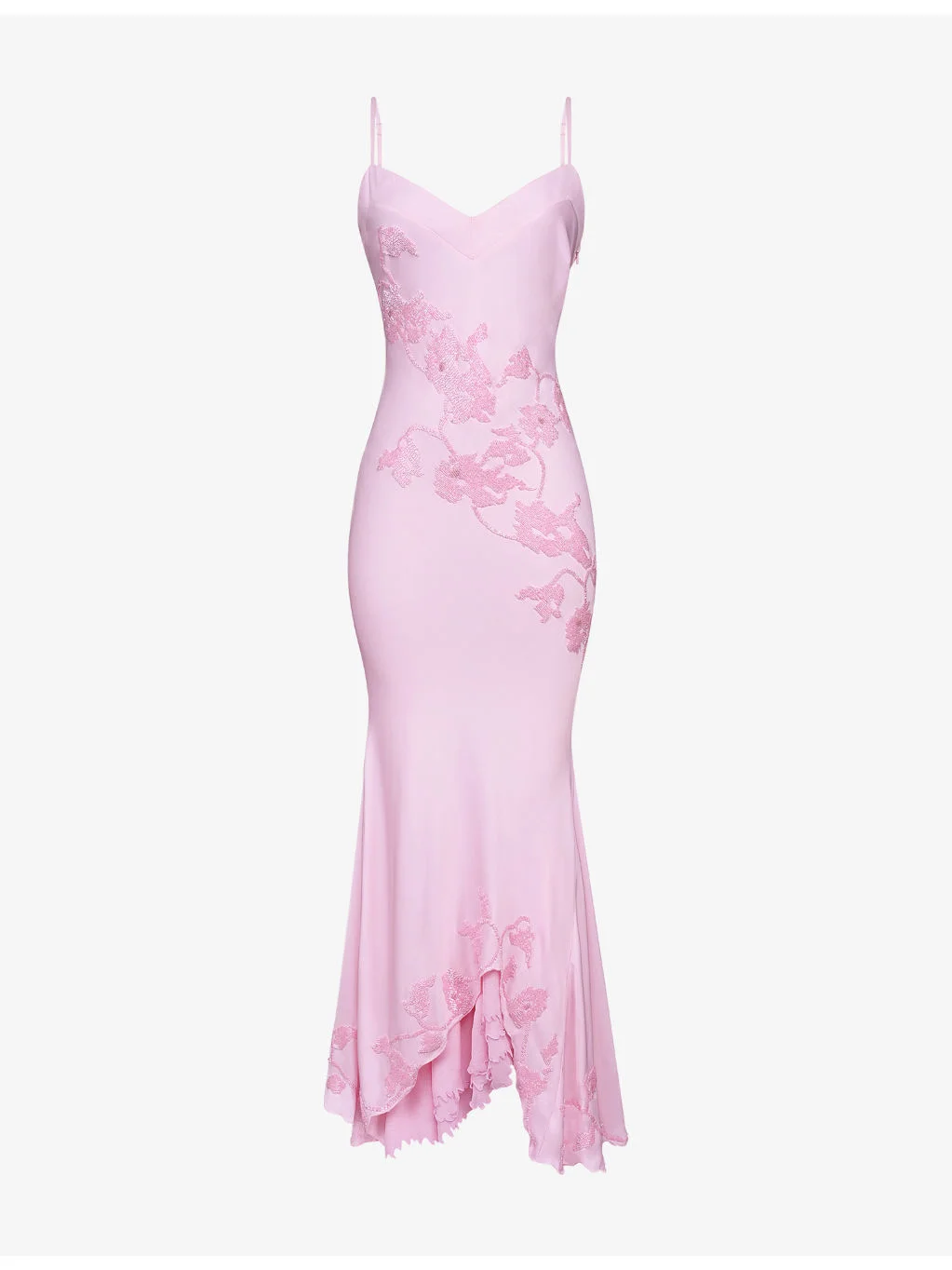 Anastelle Embellished Satin Maxi Dress - 1