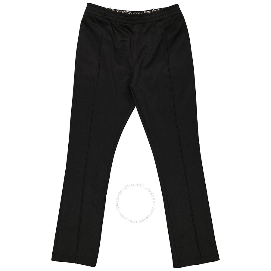 Burberry Black Double-Waist Jersey Crystal Detail Trackpants - 1