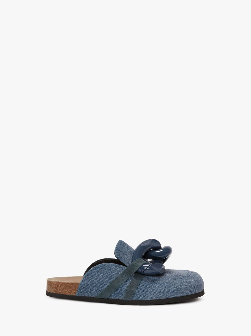 CHAIN LOAFER MULES 1