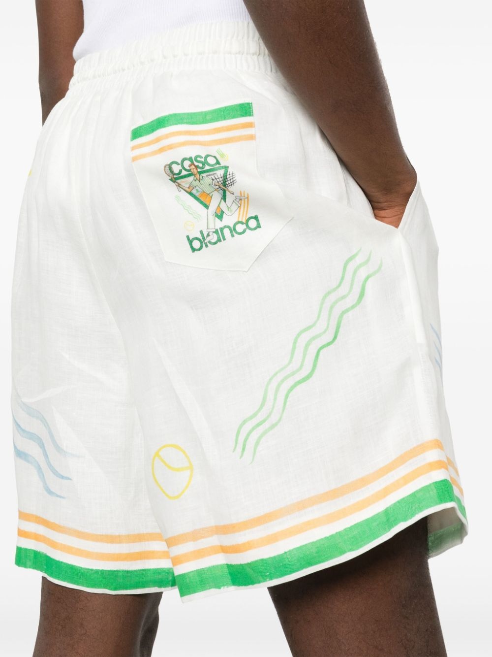 Le Jeu linen shorts - 5