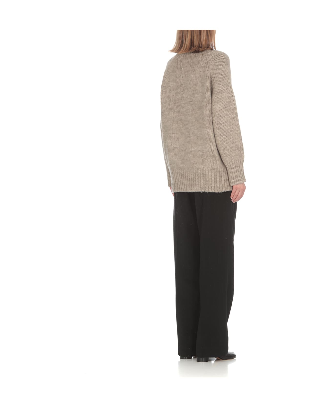 Chunky-knitted Crewneck Jumper - 3