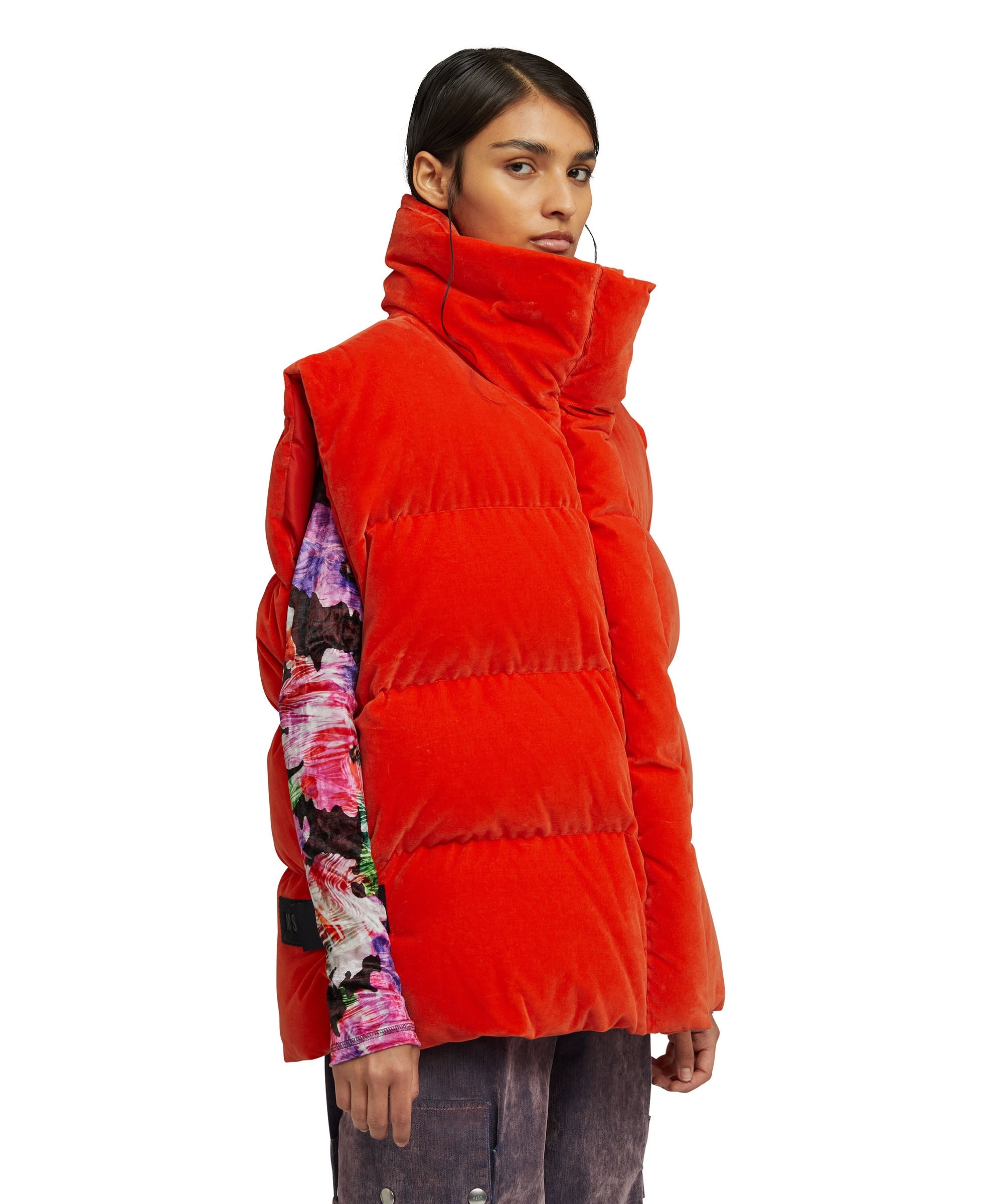 Padded vest with "Blossom Hallucination" workmanship - 4
