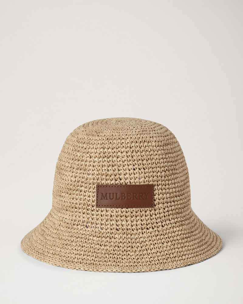 Raffia Bucket Hat Natural 100% Paper Raffia 1