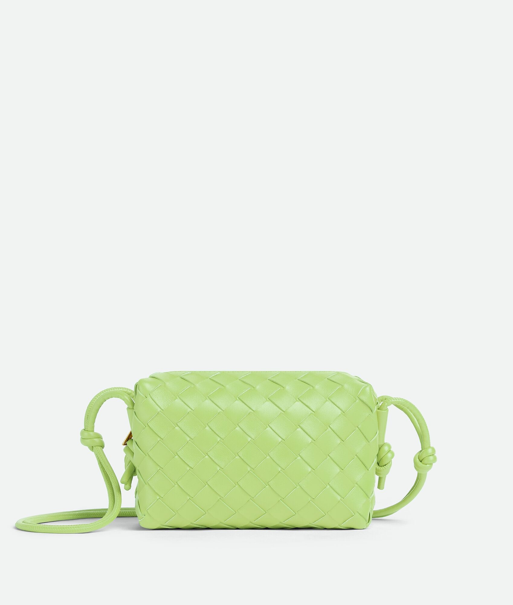 Mini loop leather shoulder bag - Bottega Veneta - Women | Luisaviaroma