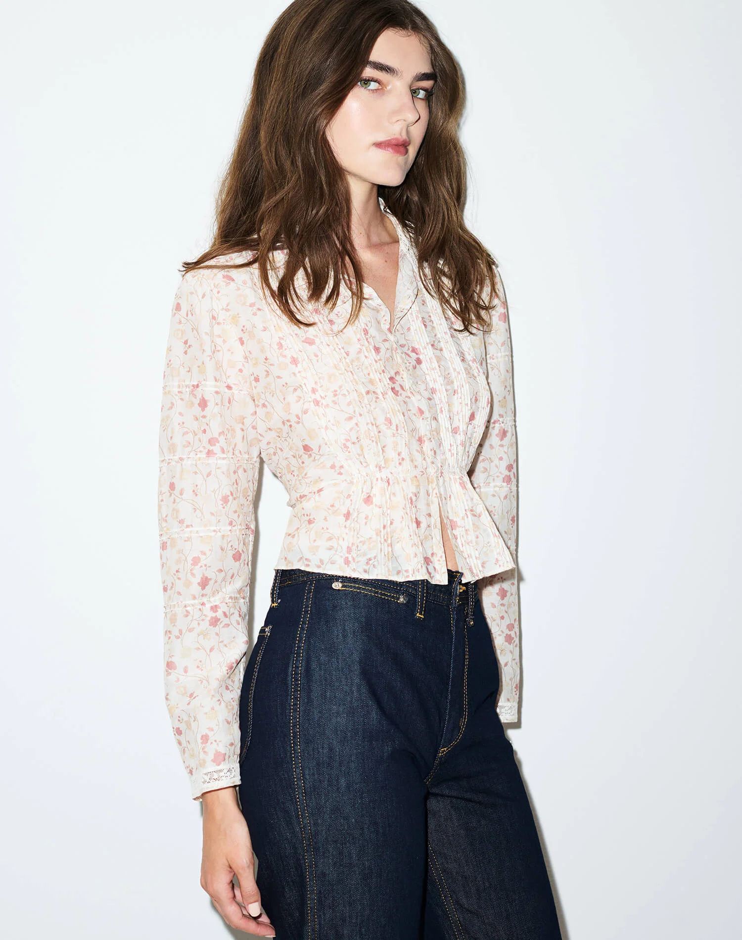 Addie Blouse - Couch Floral - 1
