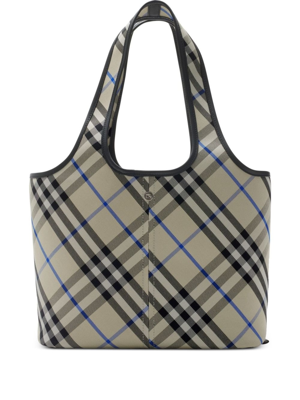 small Check tote. bag - 1