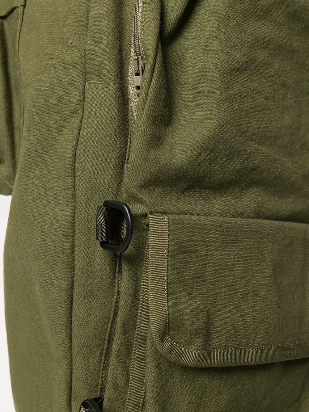 drawstring cargo shorts - 5