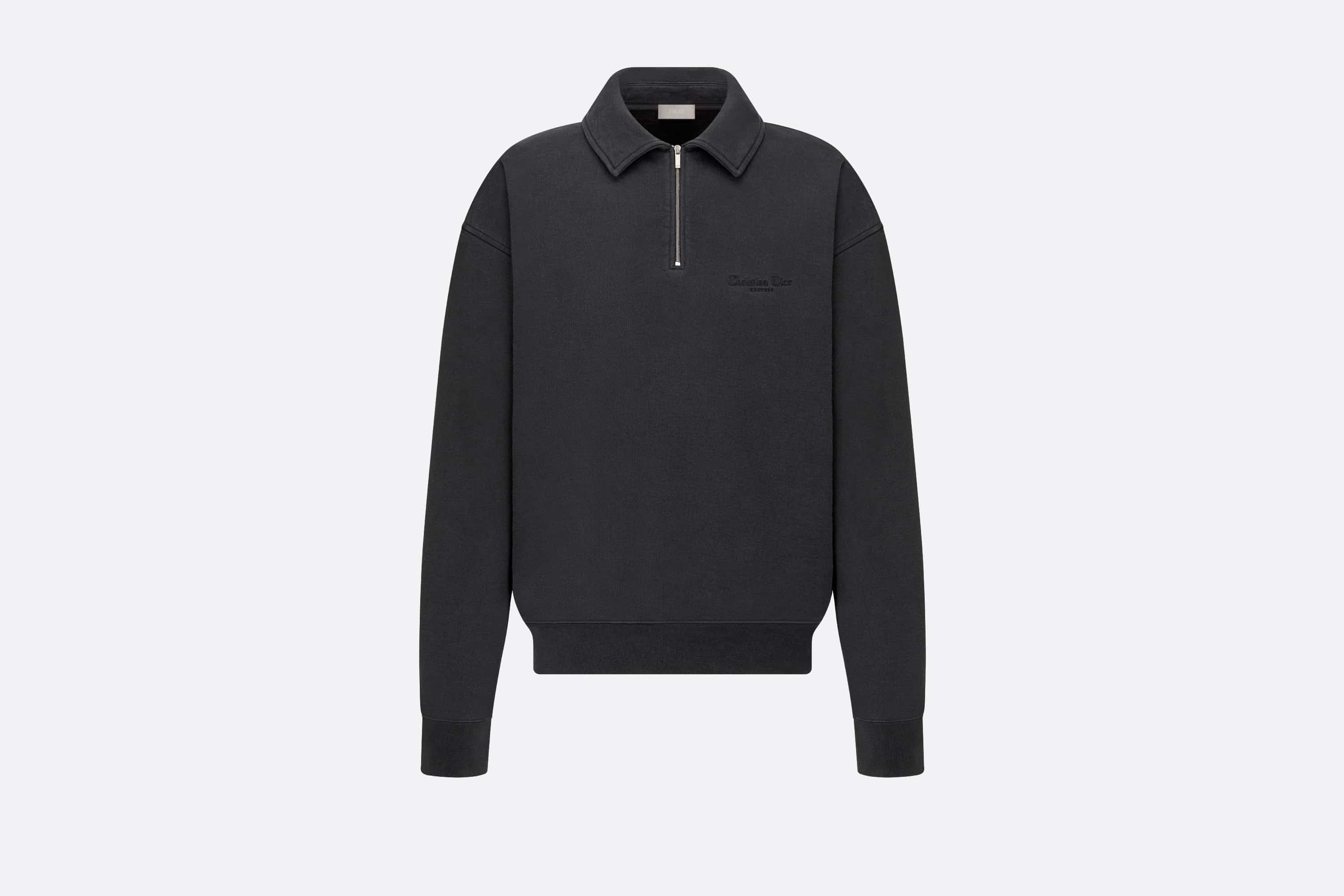 Christian Dior Couture Half-Zip Sweatshirt, Oversized Fit - 1