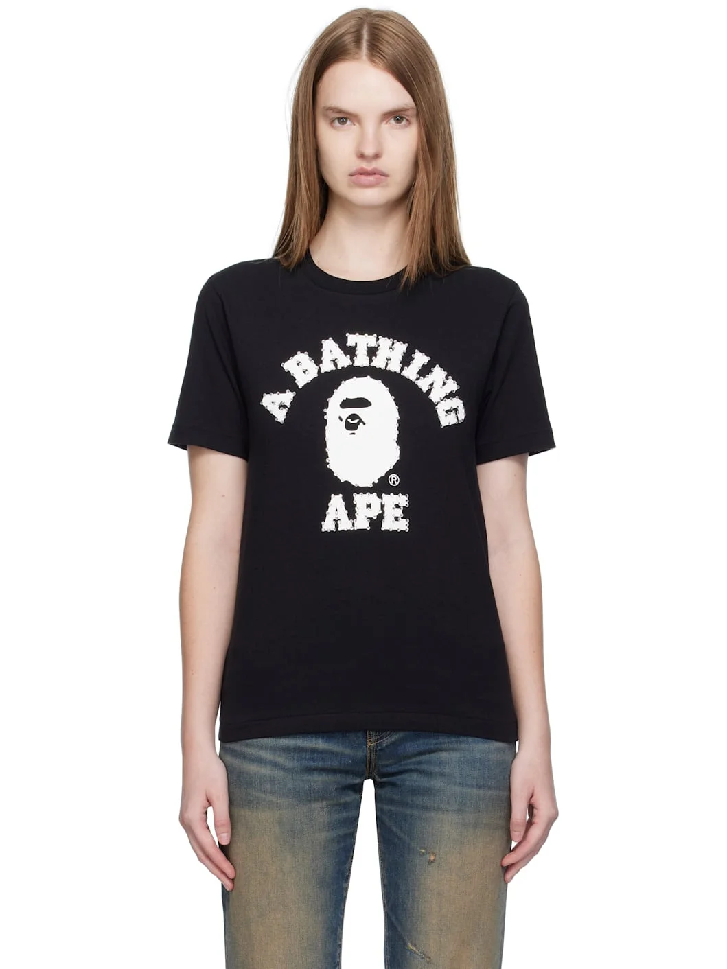 Black Crystal Stone College T-shirt - 1