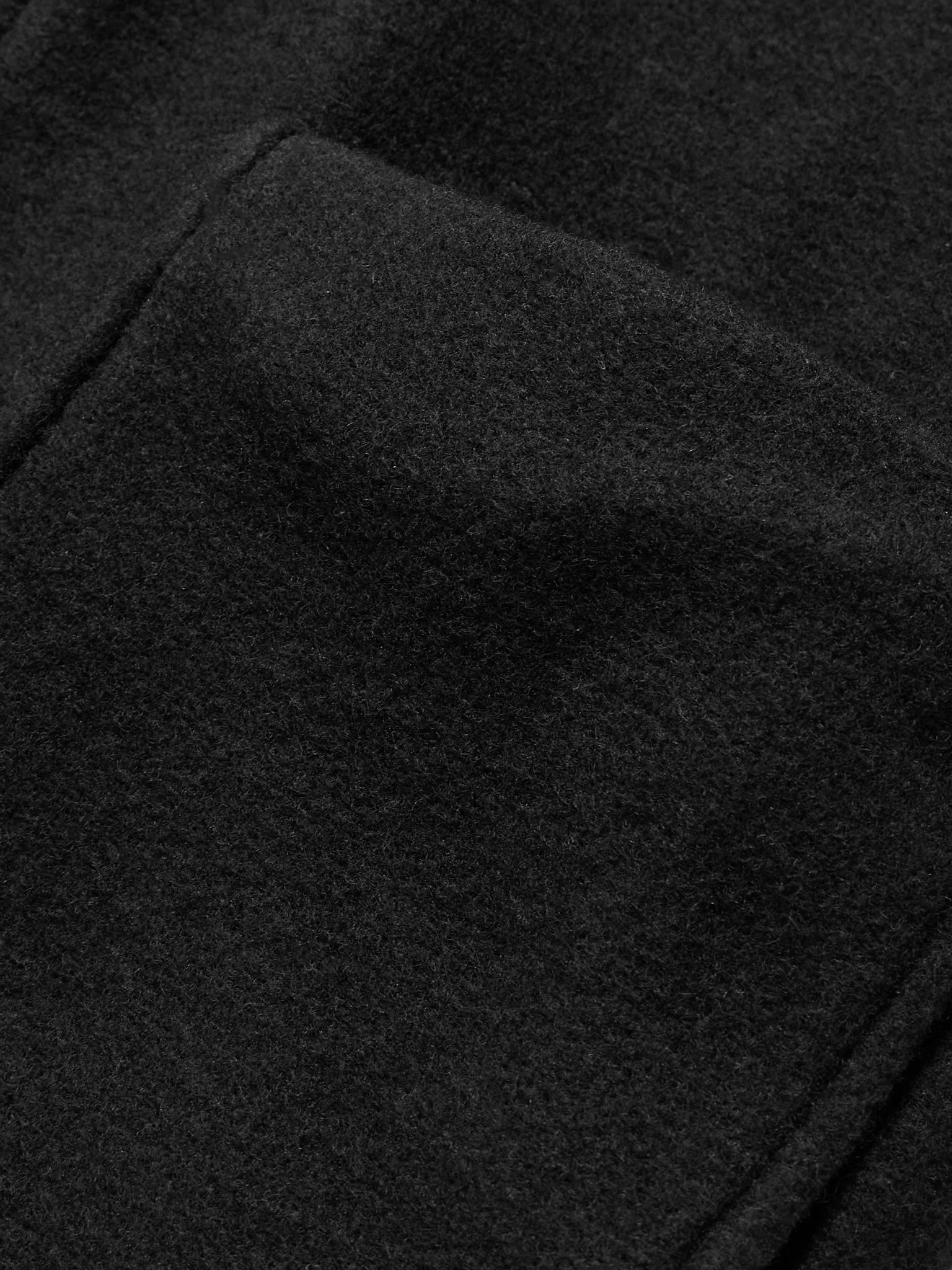 Gael 8267 Brushed Wool-Blend Jacket Black - 5