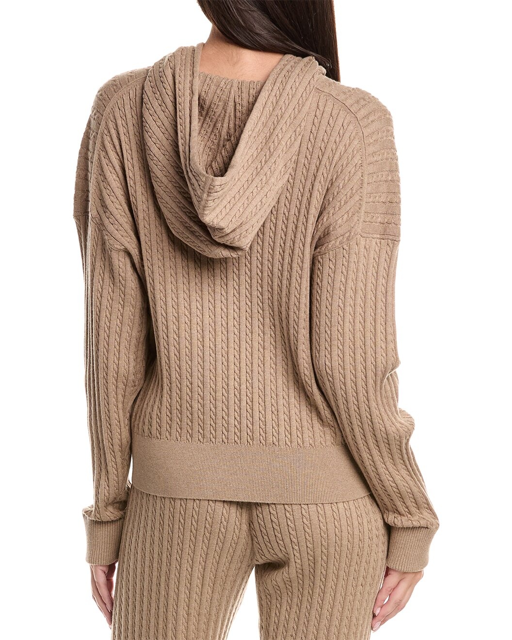 SIMKHAI Cable Cashmere-Blend Hoodie - 2