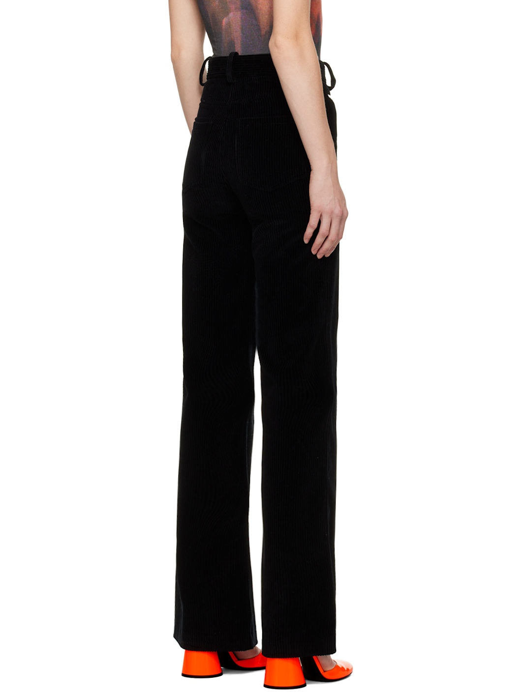 Black O-Ring Trousers - 3