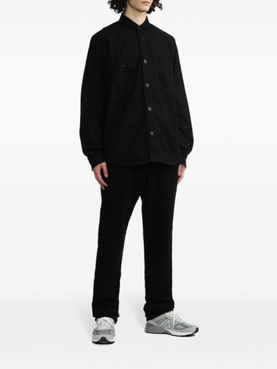 Junya Watanabe MAN asymmetric-pocket cotton shirt outlook