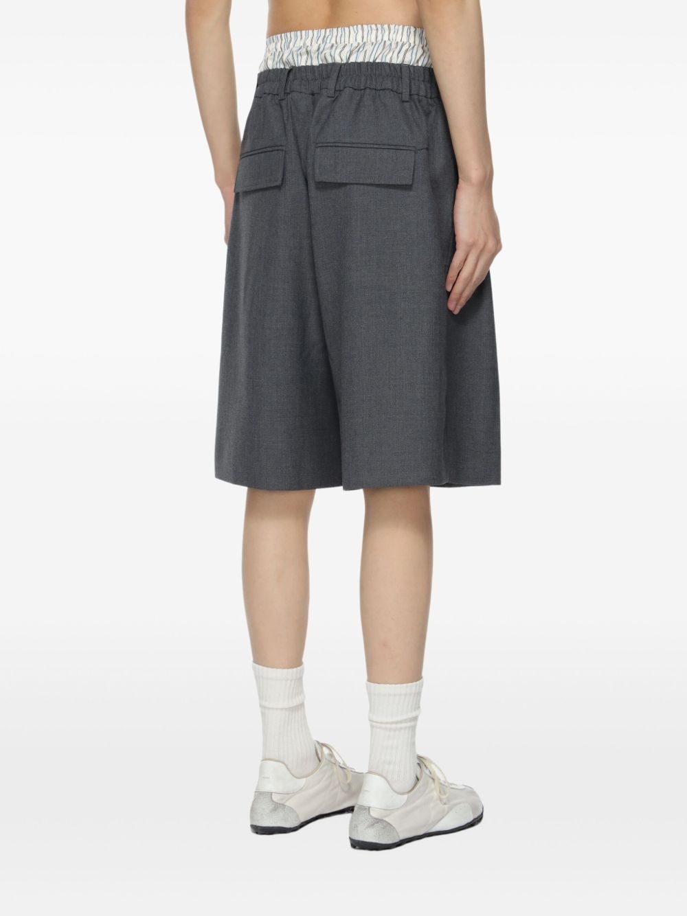 regenerated tailored shorts - 5