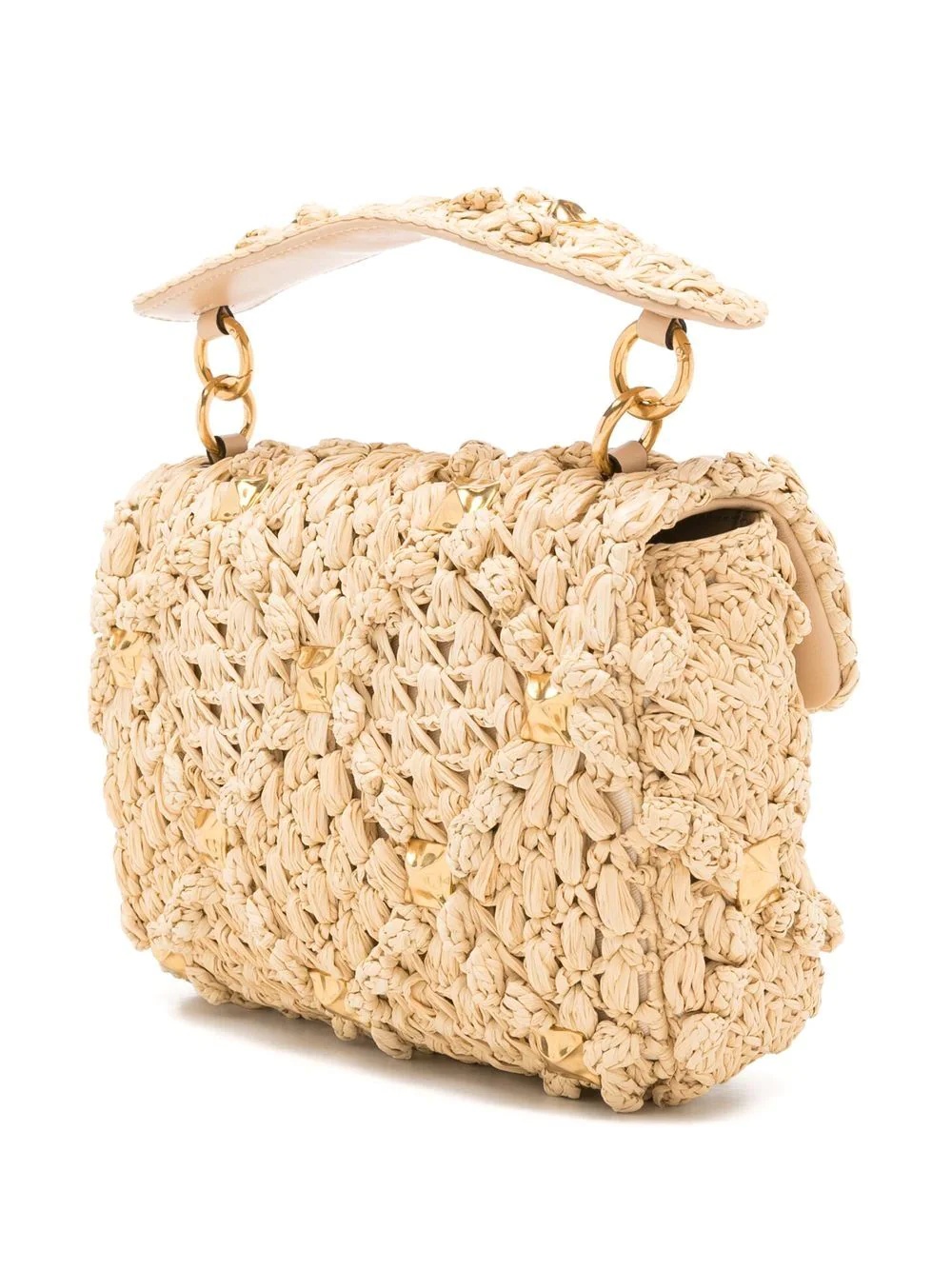 Bolsa Aplicação woven shoulder bag - 3