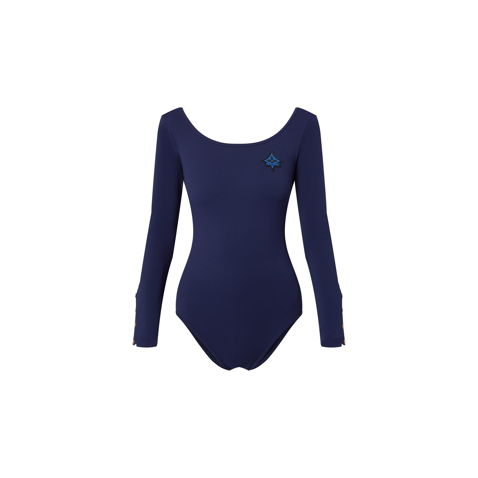 Long Sleeved One-Piece Swimsuit - 1