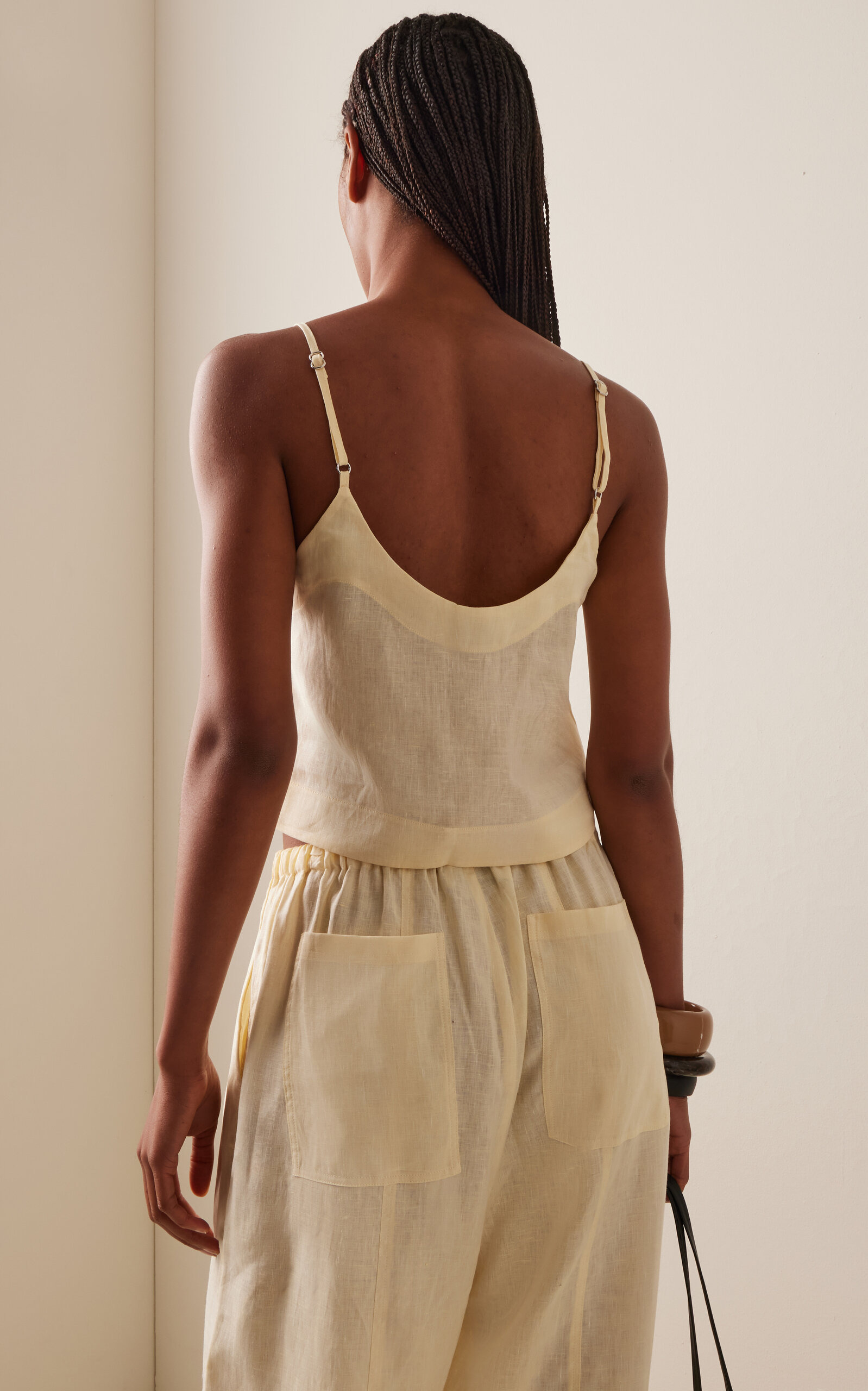 Leiden Universal Linen Top yellow - 4