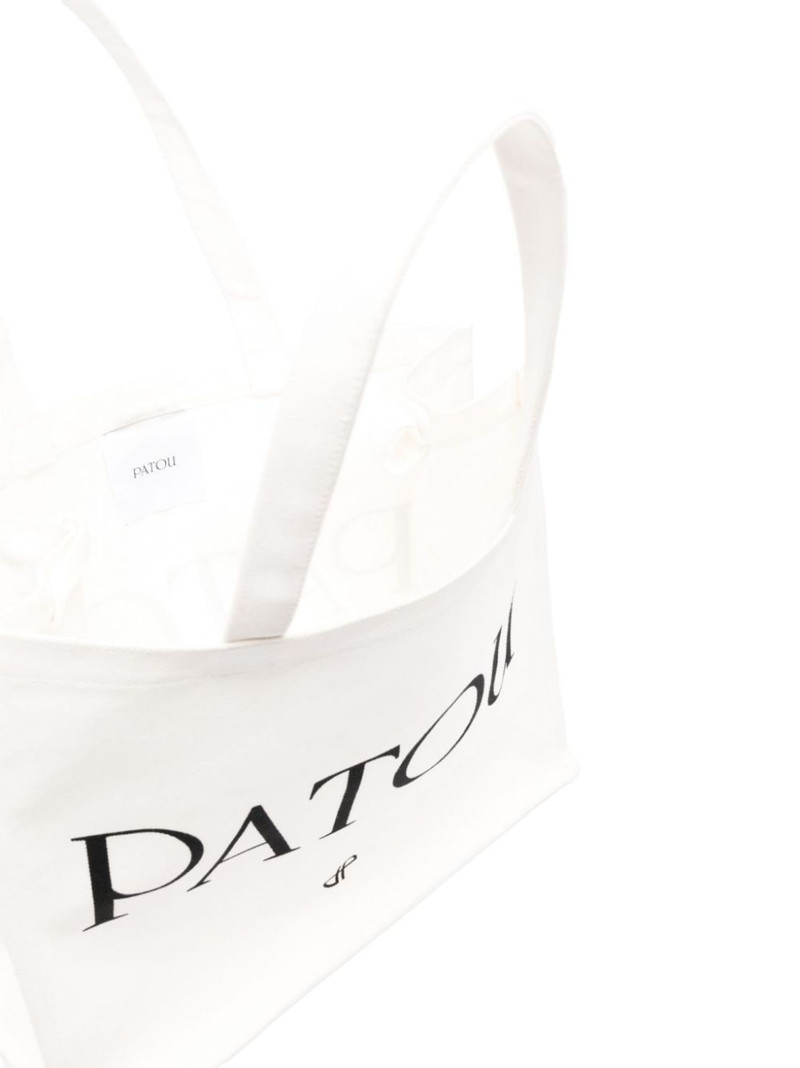 Patou logo print tote bag 5