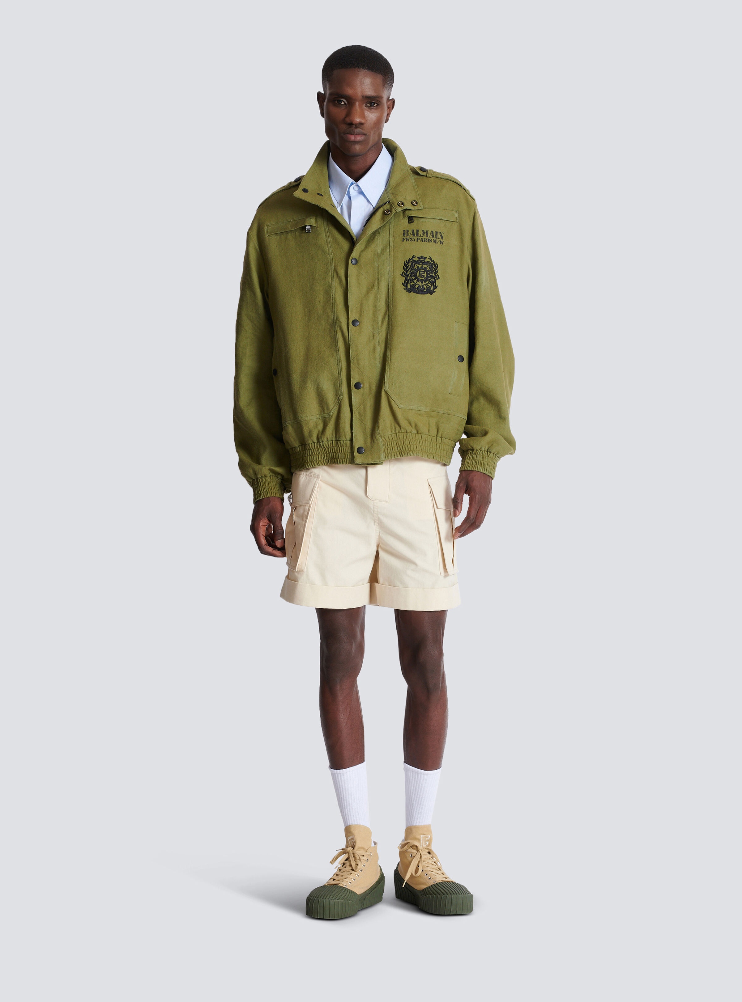 Cotton cargo Bermuda shorts - 2