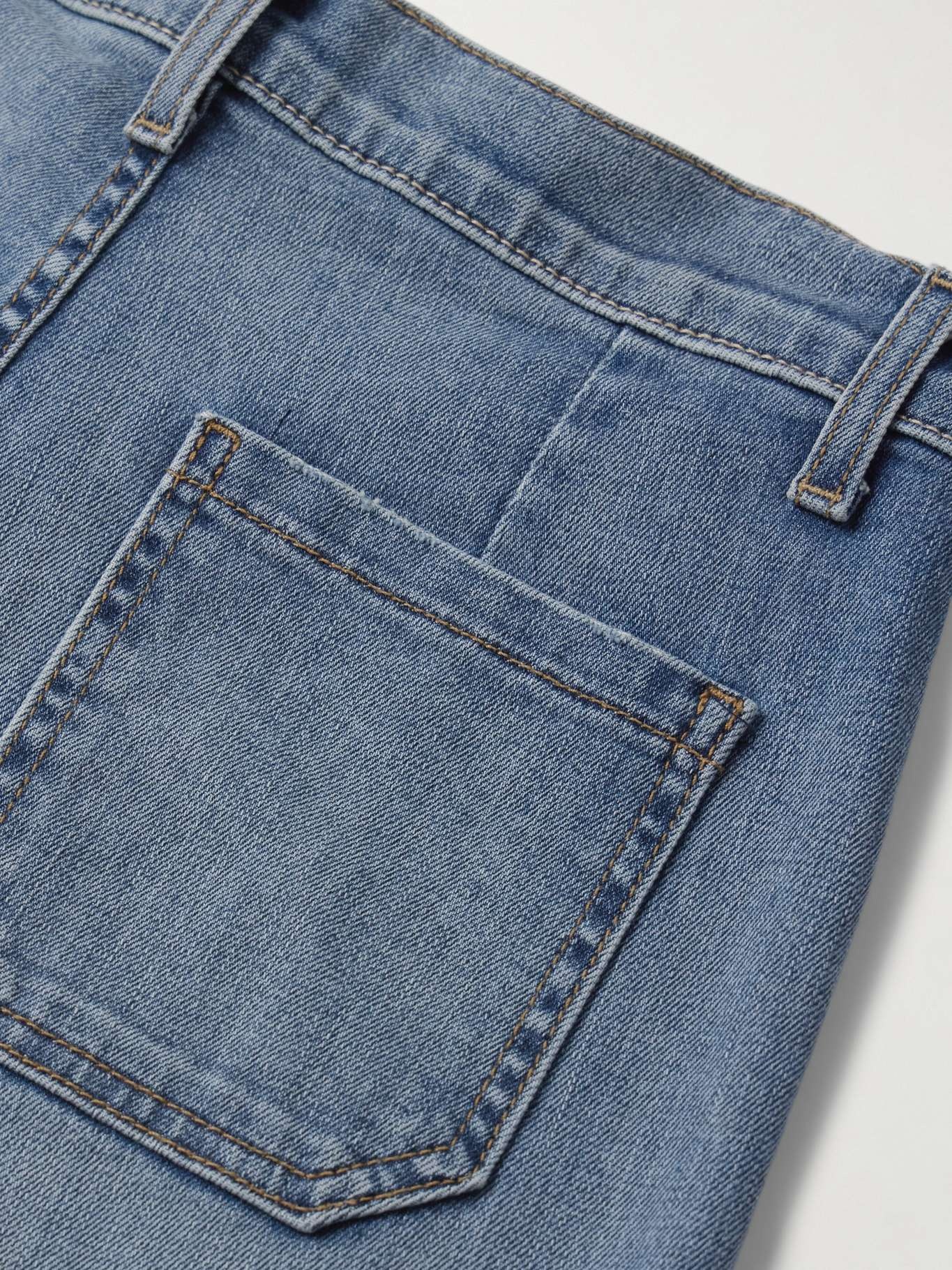 Florence distressed high-rise flared jeans Mid denim - 6