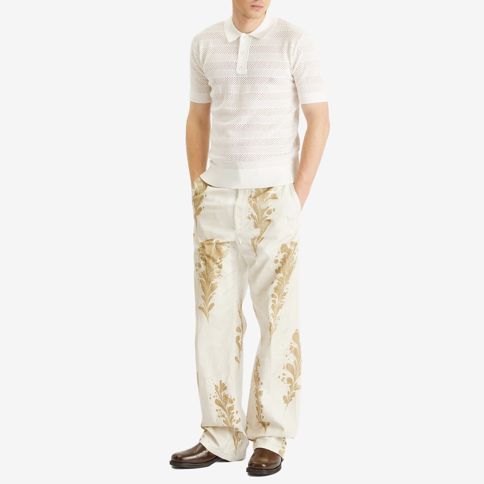 Dries Van Noten Pynam Japanese Print Trousers - 4