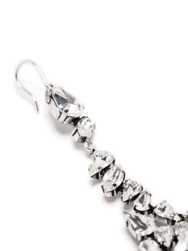 crystal drop twist earring - 7