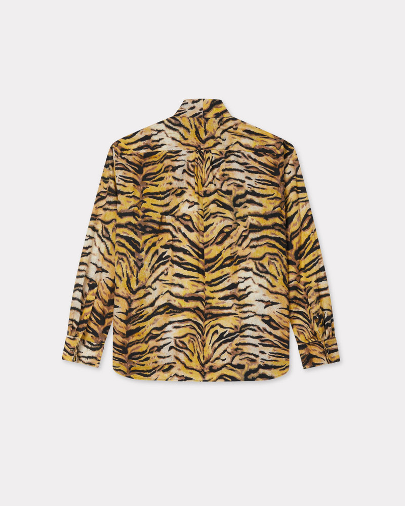 'KENZO Tiger' bow shirt in cotton 3