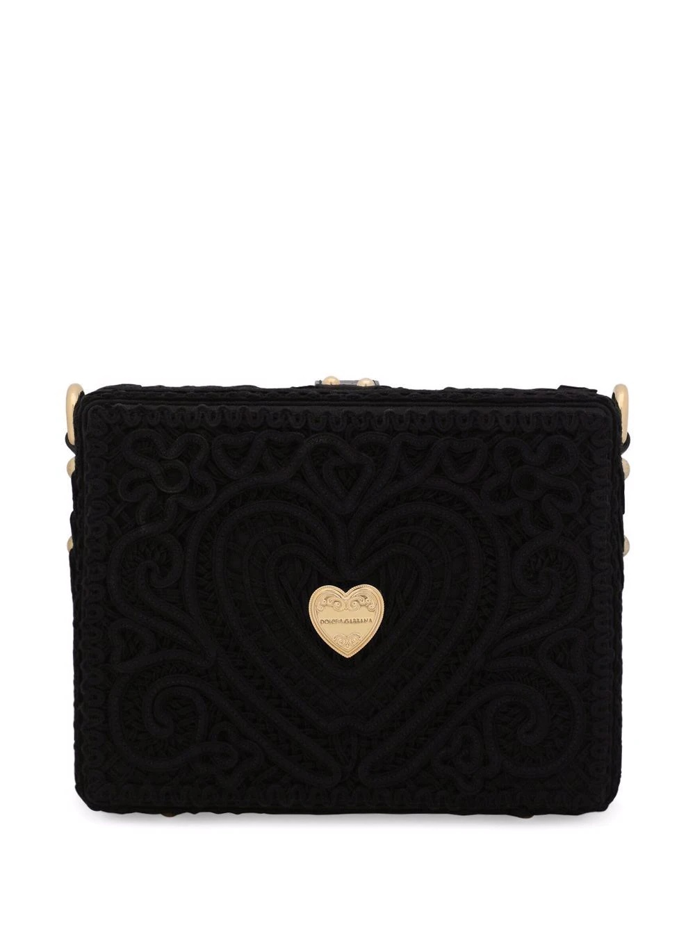 Dolce Box embroidered heart bag - 3