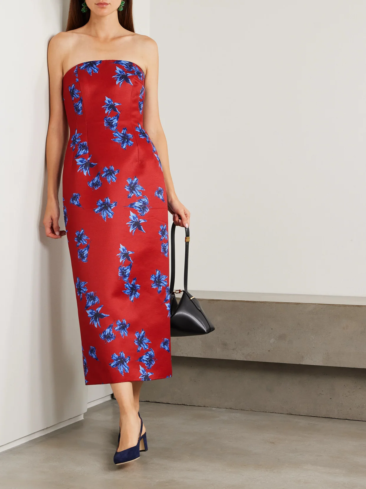 neon yellow midi dress Hailey Drape Midi Dress XSmall