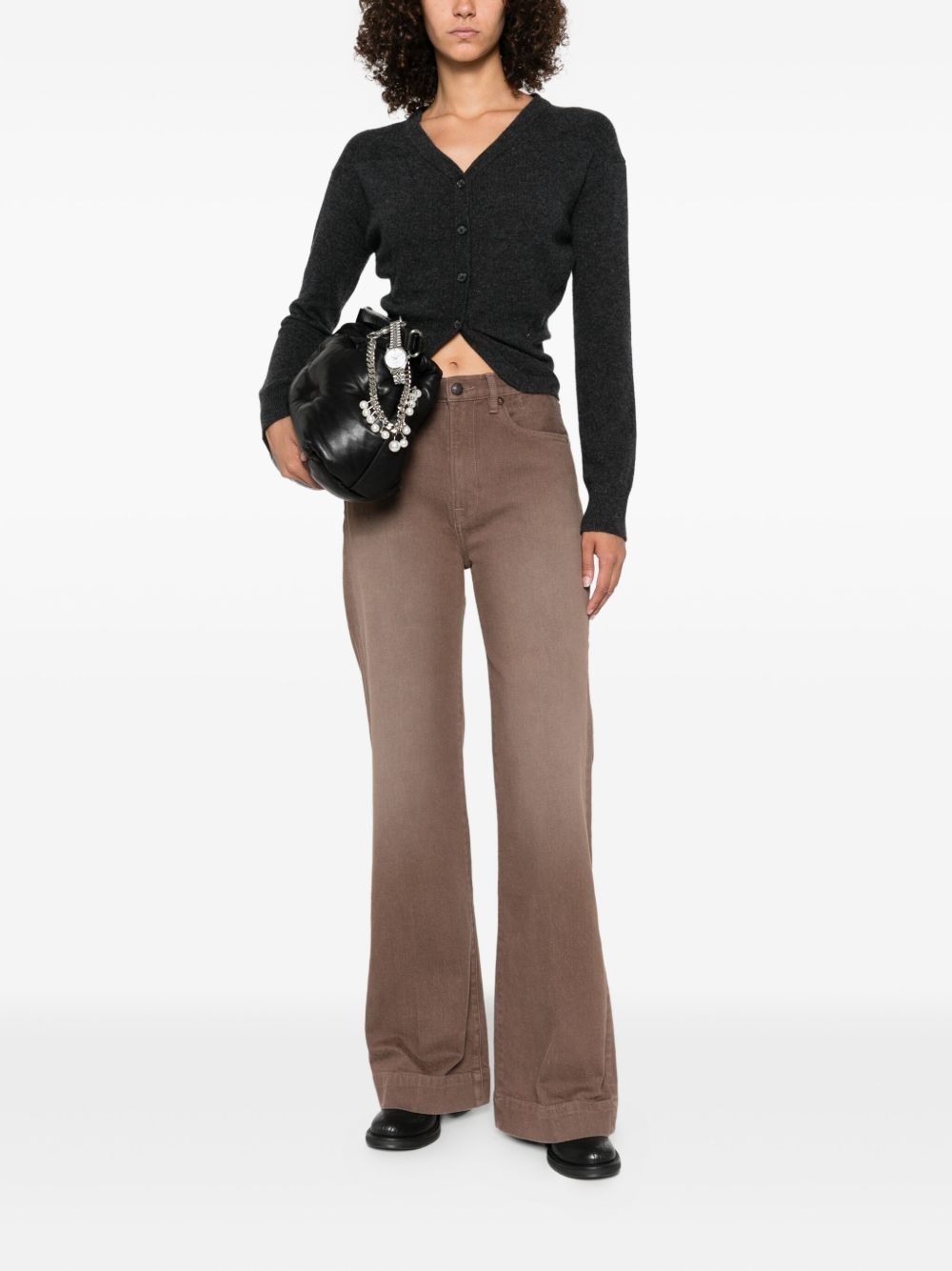 V-neck cardigan - 2