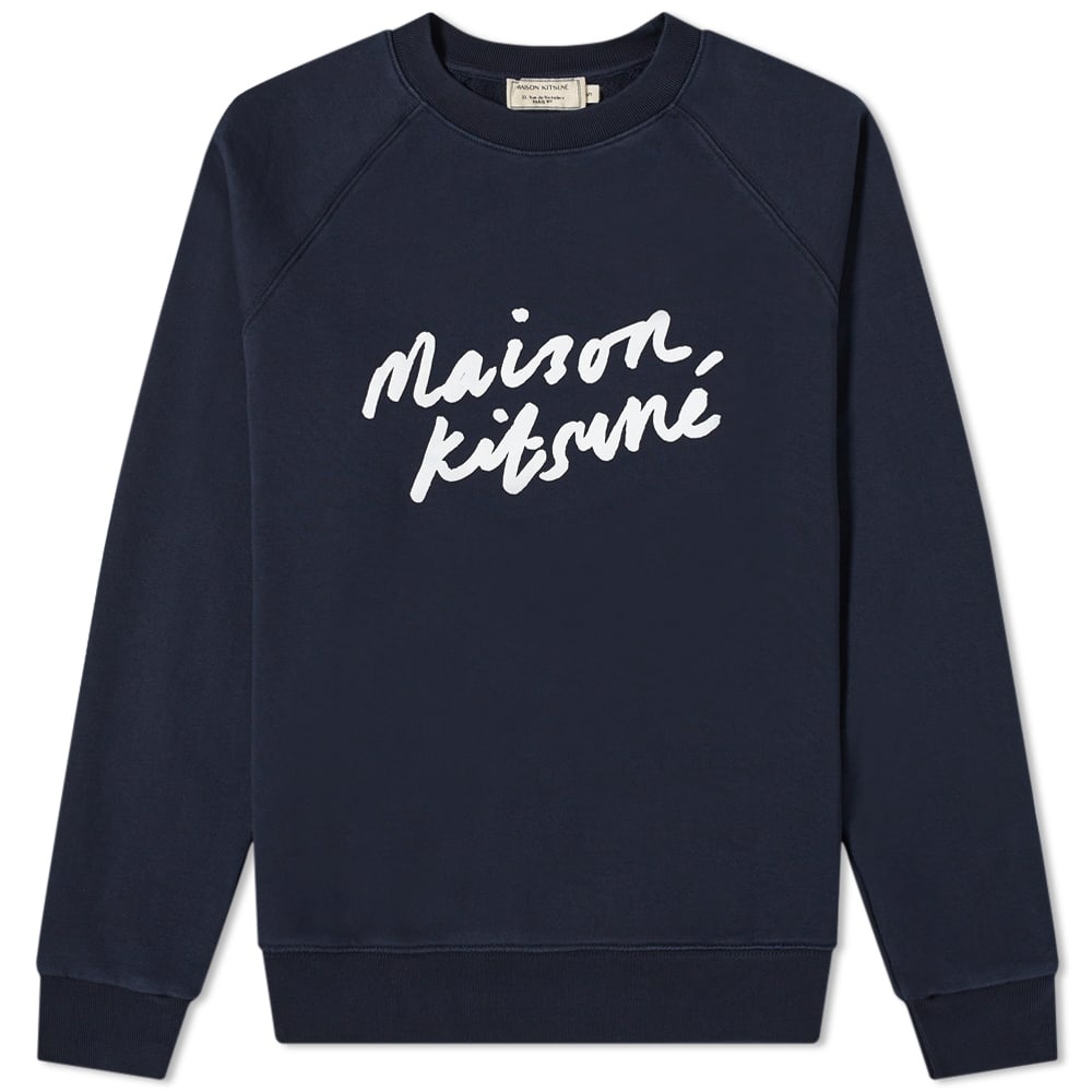 Maison Kitsuné Handwriting Crew Sweat - 1